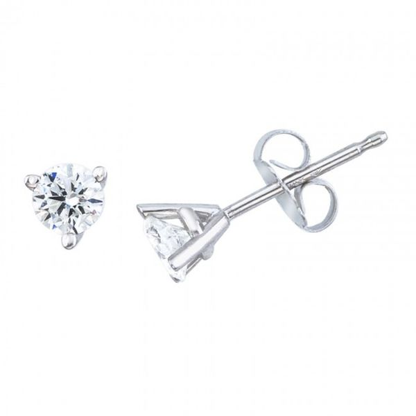 Diamond Stud Earrings by Brevani Mitchell's Jewelry Norman, OK