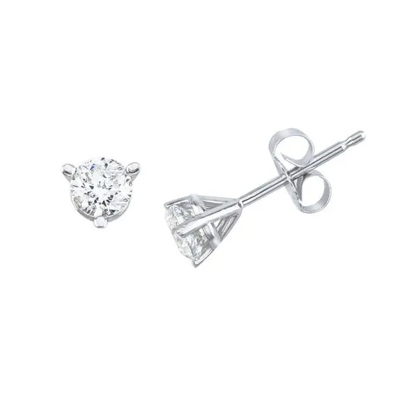 Diamond Stud Earrings by Color Merchants Mitchell's Jewelry Norman, OK