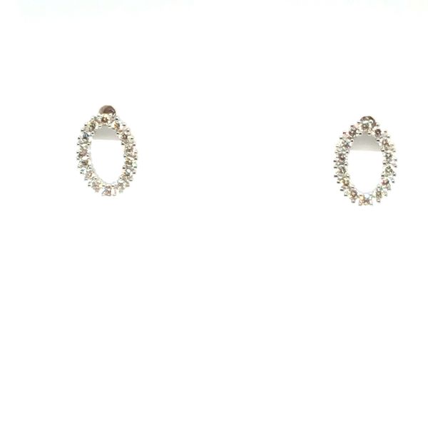 Oval Shaped Diamond Earrings by Wilkerson Mitchell's Jewelry Norman, OK