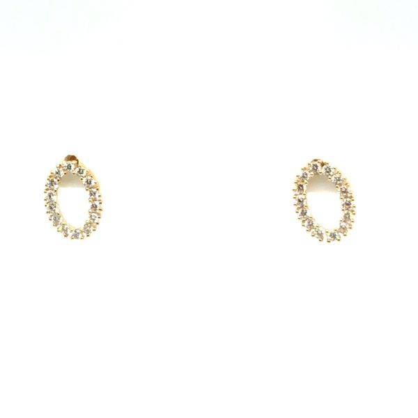 Oval Shaped Diamond Earrings by Wilkerson Mitchell's Jewelry Norman, OK