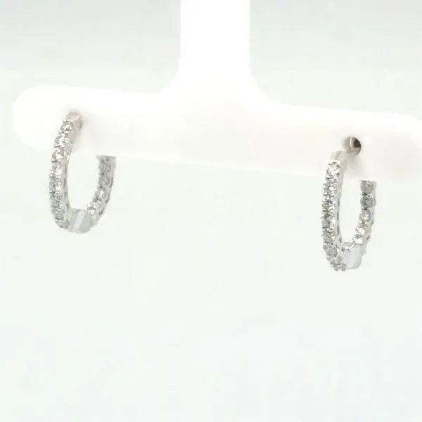 Inside Out Diamond Hoop Earrings by Wilkerson Mitchell's Jewelry Norman, OK