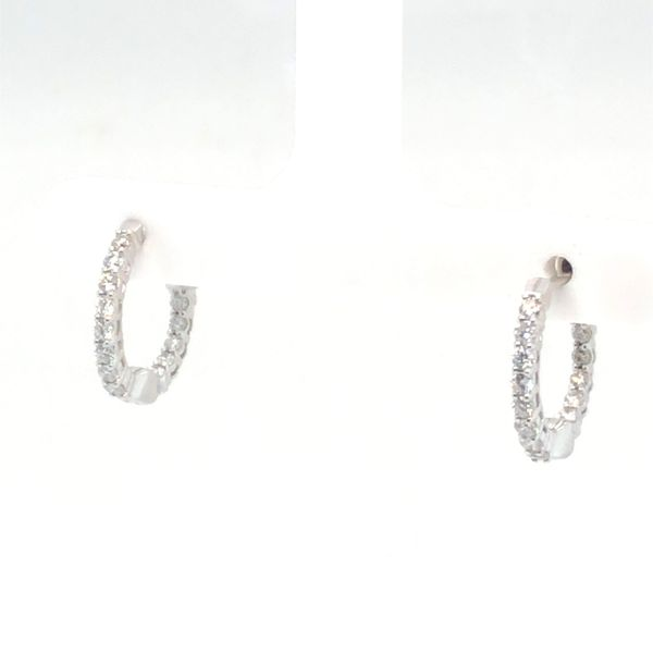 Inside Out Diamond Hoop Earrings by Wilkerson Mitchell's Jewelry Norman, OK