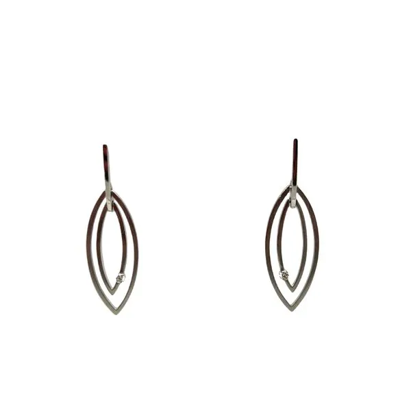 Geometric Diamond Earrings Mitchell's Jewelry Norman, OK