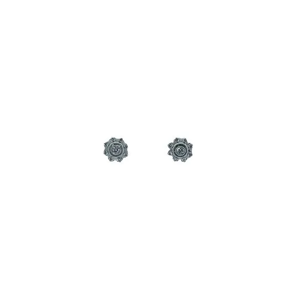 Diamond Flower Studs Mitchell's Jewelry Norman, OK
