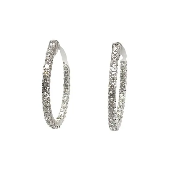 Diamond Hoops by Wilkerson Mitchell's Jewelry Norman, OK