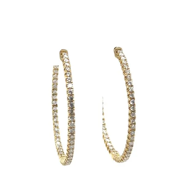 Diamond Hoops by Wilkerson Mitchell's Jewelry Norman, OK