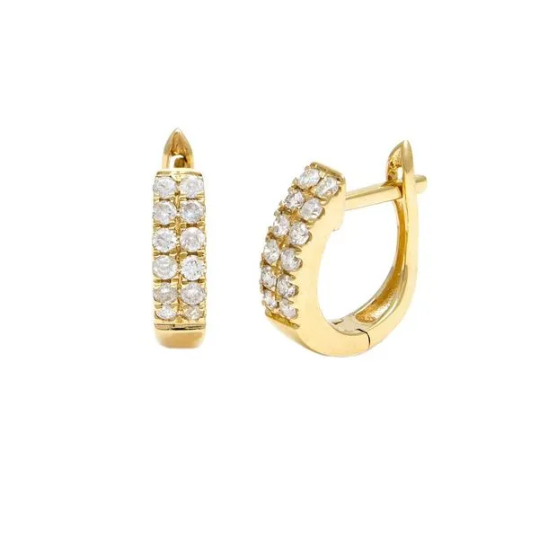 Diamond Huggie Earrings Mitchell's Jewelry Norman, OK