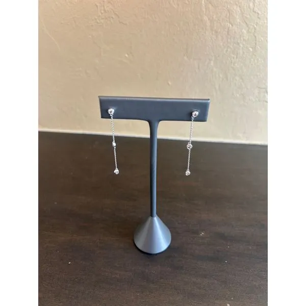 Drop Station Diamond Earrings Mitchell's Jewelry Norman, OK