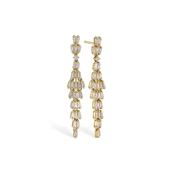 Chandelier Diamond Earrings by Allison Kaufman Mitchell's Jewelry Norman, OK