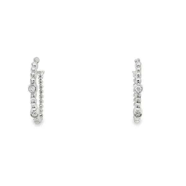 Diamond Hoop Earrings Mitchell's Jewelry Norman, OK