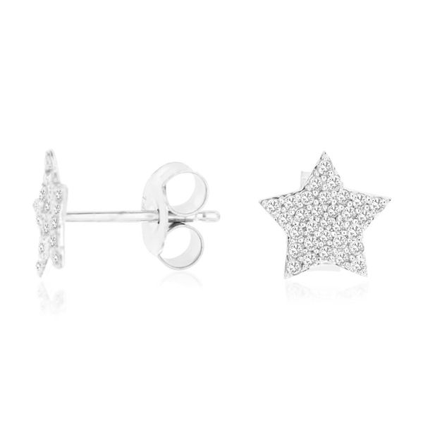 Diamond Star Stud Earrings Mitchell's Jewelry Norman, OK