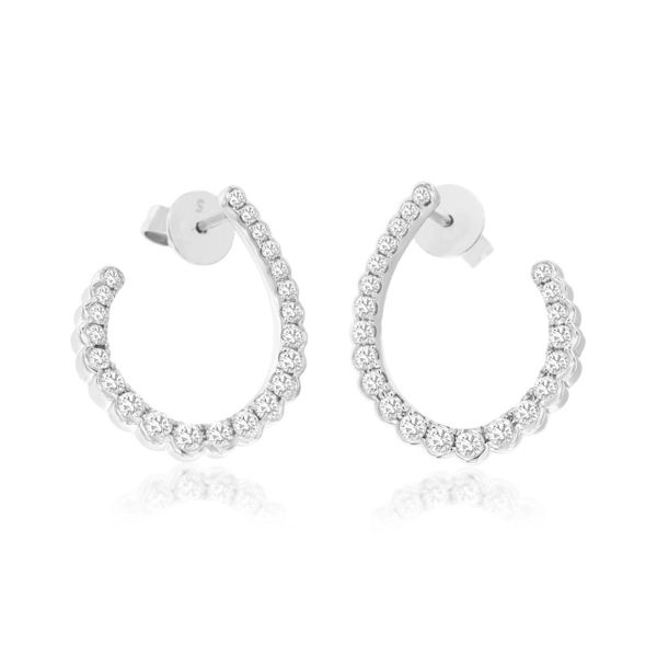 Inside/Out Diamond Stud Earrings Mitchell's Jewelry Norman, OK