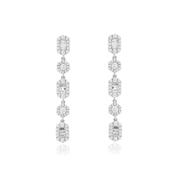 Diamond Drop Earrings Mitchell's Jewelry Norman, OK