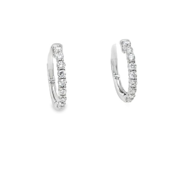 Diamond Hoop Earrings Mitchell's Jewelry Norman, OK