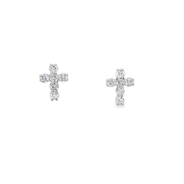Diamond Cross Earrings Mitchell's Jewelry Norman, OK