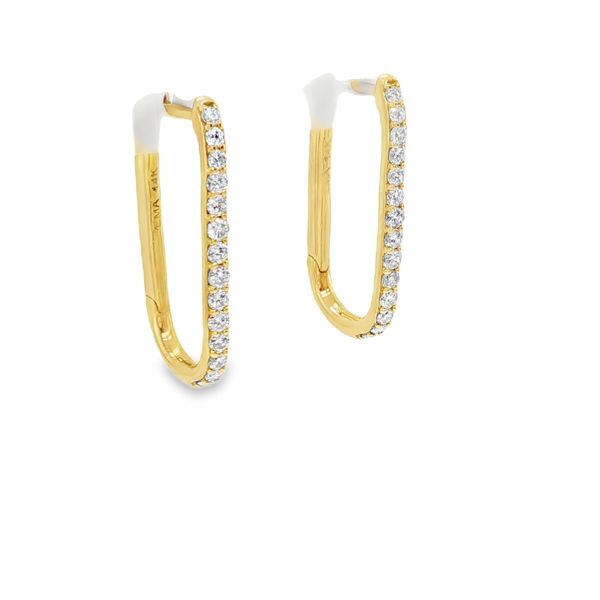 Diamond Hoop Earrings Mitchell's Jewelry Norman, OK