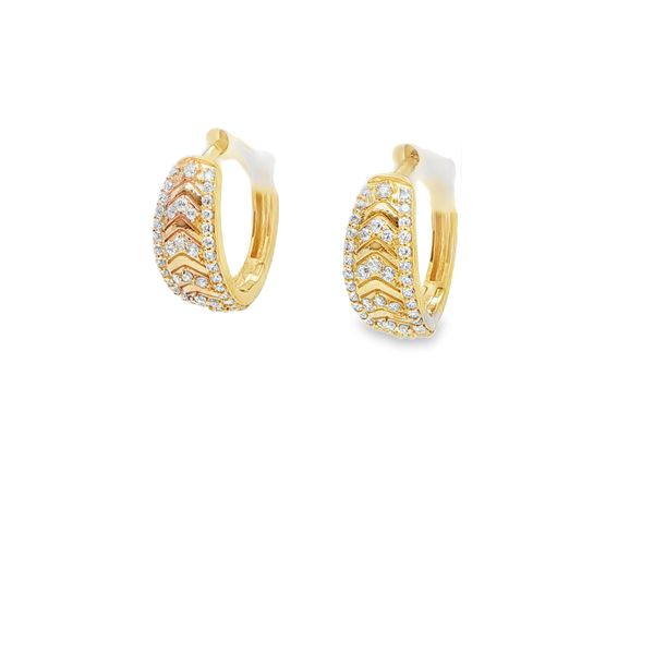 Diamond Hoop Earrings Mitchell's Jewelry Norman, OK