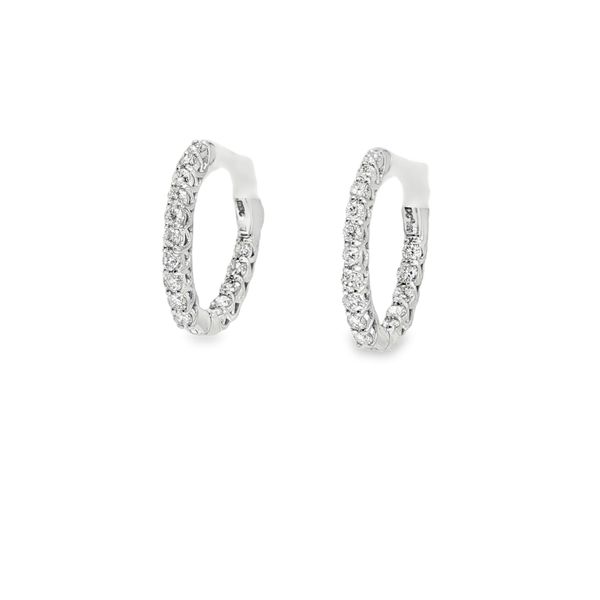 Diamond Hoop Earrings Mitchell's Jewelry Norman, OK