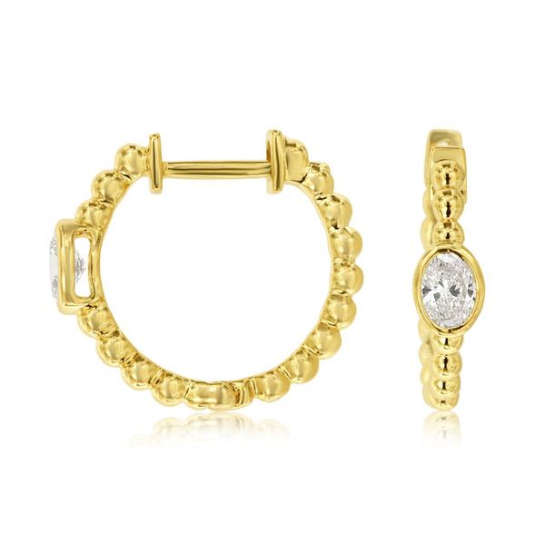 Diamond Hoop Earrings Mitchell's Jewelry Norman, OK