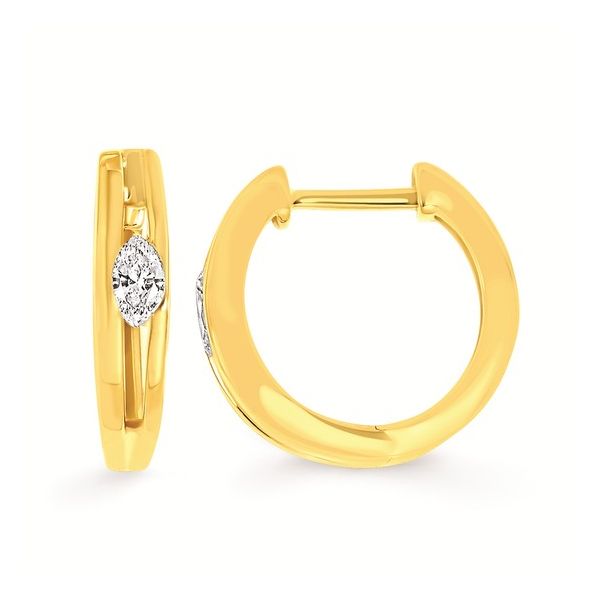 Diamond Hoop Earrings Mitchell's Jewelry Norman, OK