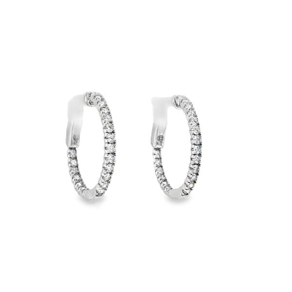 Diamond Hoop Earrings Mitchell's Jewelry Norman, OK