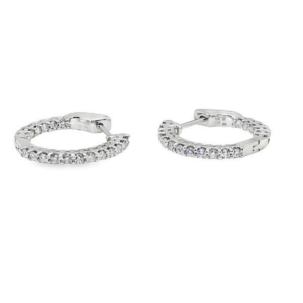 Diamond Hoop Earrings Mitchell's Jewelry Norman, OK