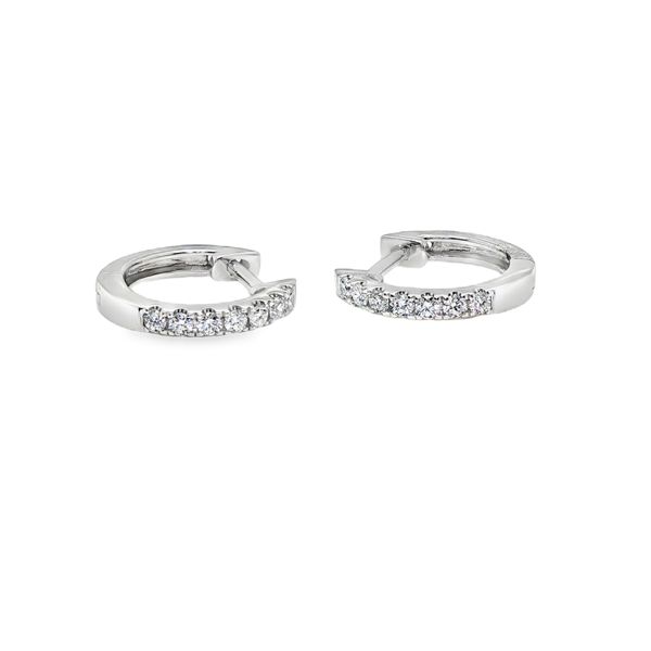 Diamond Huggie Earrings Mitchell's Jewelry Norman, OK