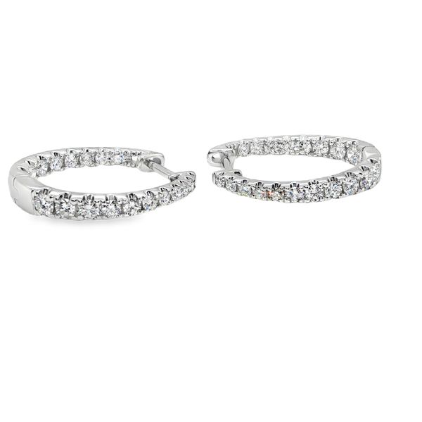 Diamond Hoop Earrings Mitchell's Jewelry Norman, OK
