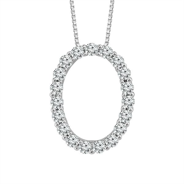 Diamond Oval Pendant by IDD Mitchell's Jewelry Norman, OK