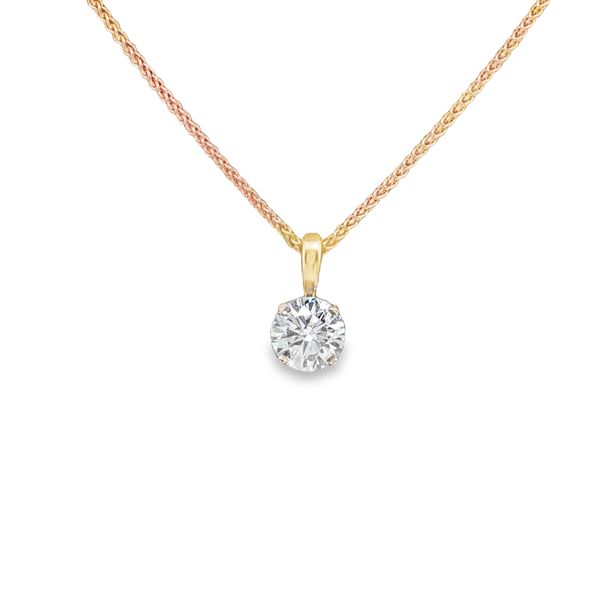 Solitaire Diamond Pendant Mitchell's Jewelry Norman, OK