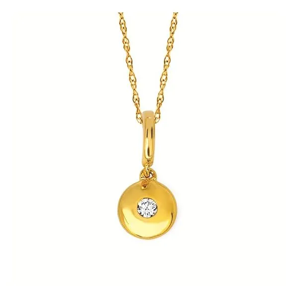 Diamond Circle Pendant Mitchell's Jewelry Norman, OK