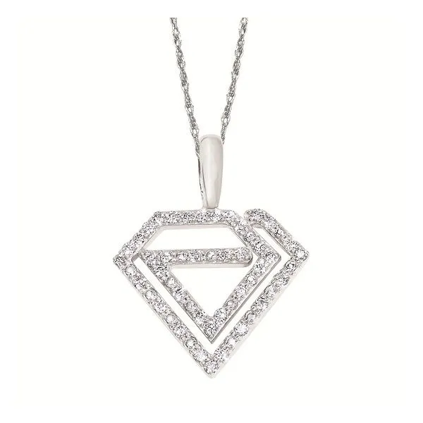 Diamond Shaped Pendant Mitchell's Jewelry Norman, OK