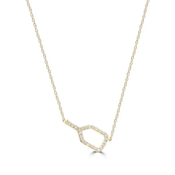 Diamond Pickleball Pendant Mitchell's Jewelry Norman, OK