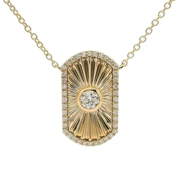 Diamond Medallion Pendant Mitchell's Jewelry Norman, OK