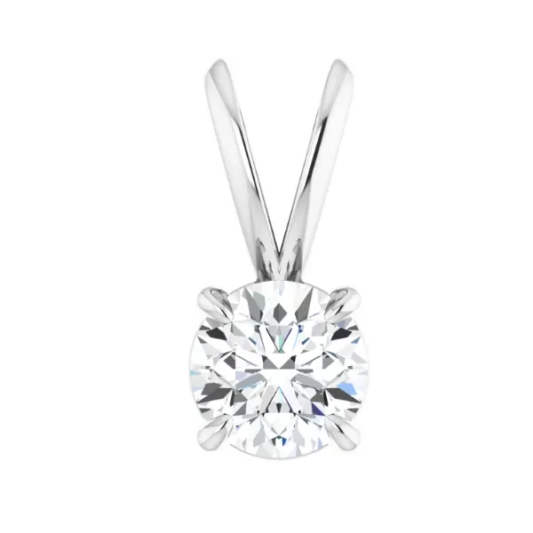 Diamond Solitaire Pendant Mitchell's Jewelry Norman, OK