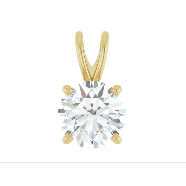 Diamond Solitaire Pendant Mitchell's Jewelry Norman, OK