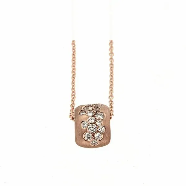 Rose Gold Diamond Necklace by Pierro Milano Mitchell's Jewelry Norman, OK