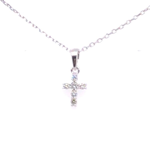 Petite Diamond Cross Necklace by IDD Mitchell's Jewelry Norman, OK