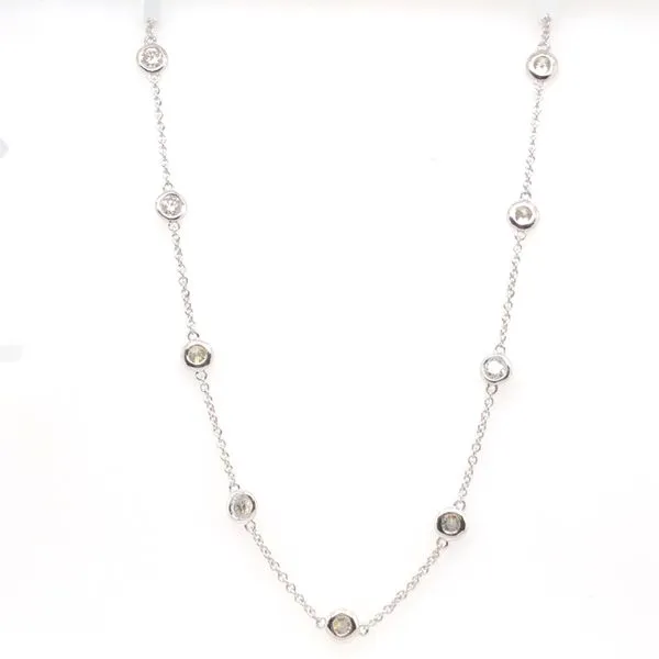 Diamond Station Necklace by Heera Moti Mitchell's Jewelry Norman, OK