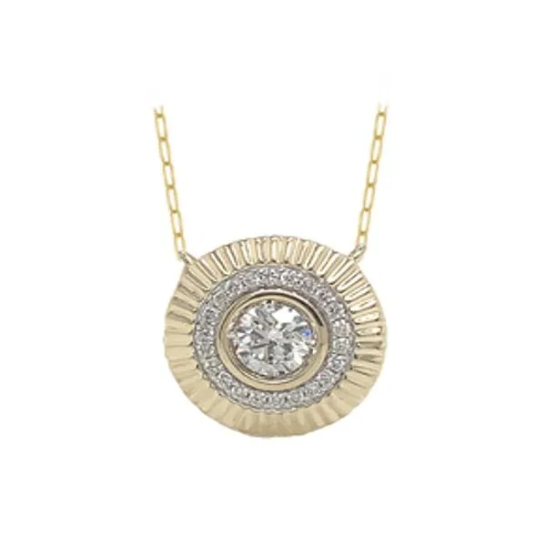 Paperclip Diamond Necklace Mitchell's Jewelry Norman, OK
