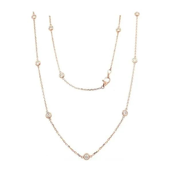 Diamond Station Necklace Mitchell's Jewelry Norman, OK