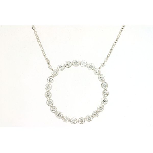 Diamond Circle Necklace Mitchell's Jewelry Norman, OK