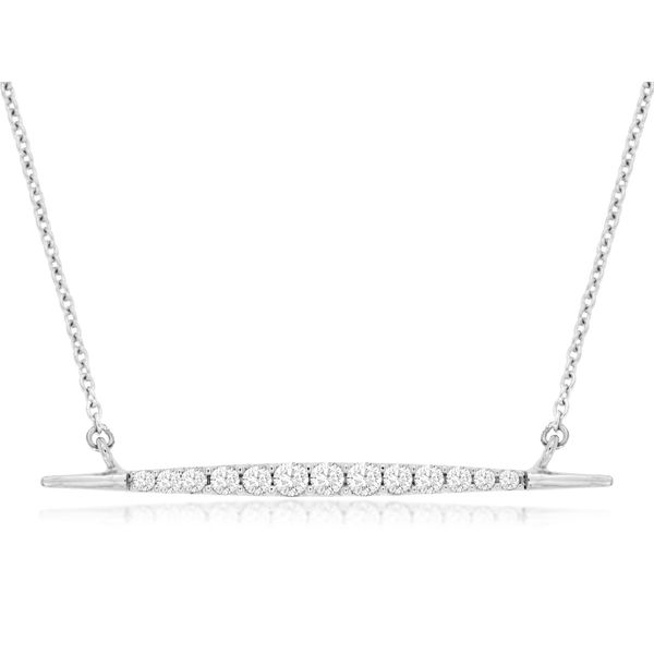 Diamond Line Necklace Mitchell's Jewelry Norman, OK