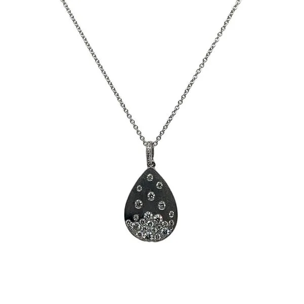 White Gold Diamond Necklace Mitchell's Jewelry Norman, OK