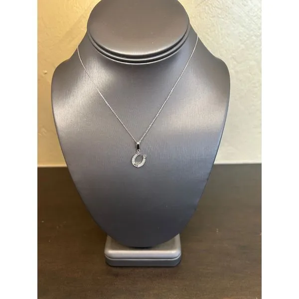 Diamond Horseshoe Necklace Mitchell's Jewelry Norman, OK