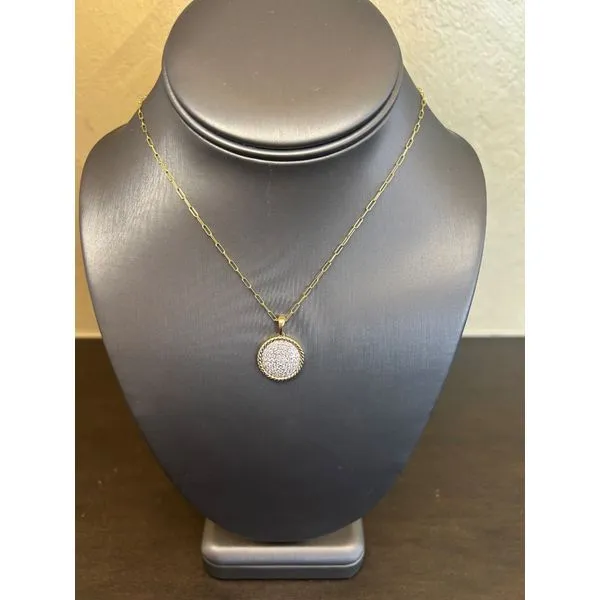 Diamond Cluster Necklace Mitchell's Jewelry Norman, OK