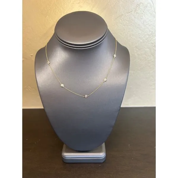 Diamond Station Necklace Mitchell's Jewelry Norman, OK