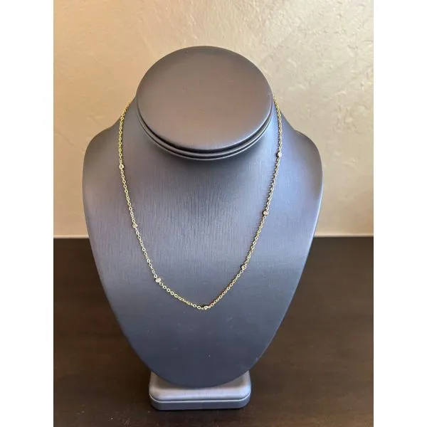 Diamond Station Necklace Mitchell's Jewelry Norman, OK