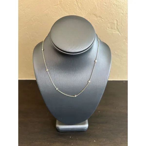 Diamond Station Necklace Mitchell's Jewelry Norman, OK