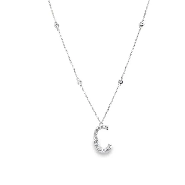Diamond C Necklace Mitchell's Jewelry Norman, OK